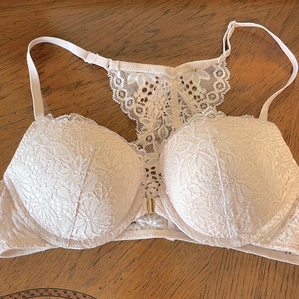 Auden Lace Bra in Cream